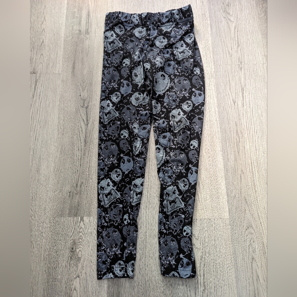 Jack Skellington Nightmare Before Christmas Leggings Small Disney Goth Y2K